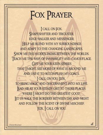 Fox Prayer (image for) Fox Prayer