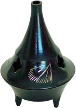 2 1/4" Black Cone Burner brass (image for) 2 1/4" Black Cone Burner brass