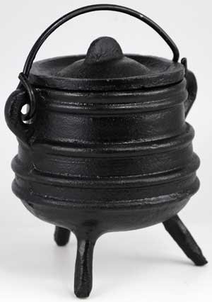 Ribbed cast iron cauldron 3" (image for) Ribbed cast iron cauldron 3"
