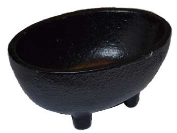 1 3/4" Oval cast iron cauldron (image for) 1 3/4" Oval cast iron cauldron