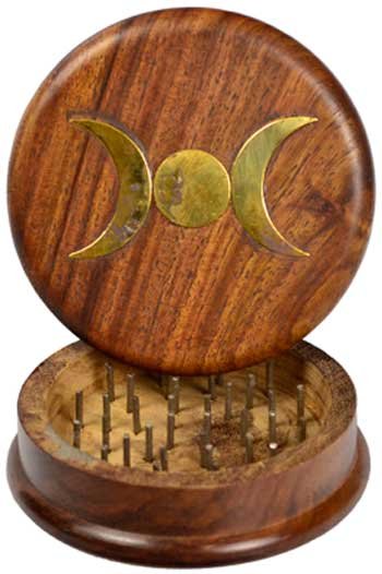 Triple Moon Herb Grinder 3" (image for) Triple Moon Herb Grinder 3"