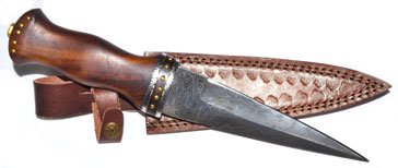 Rosewood Damascus athame (image for) Rosewood Damascus athame
