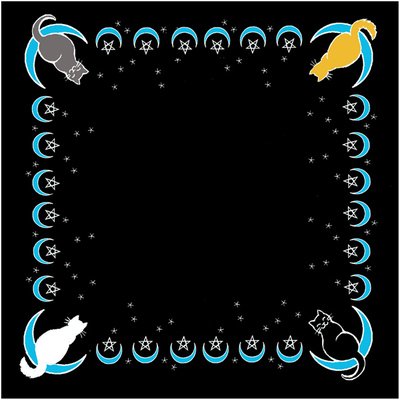 Moon Cat cloth 3' x 3' (image for) Moon Cat cloth 3' x 3'