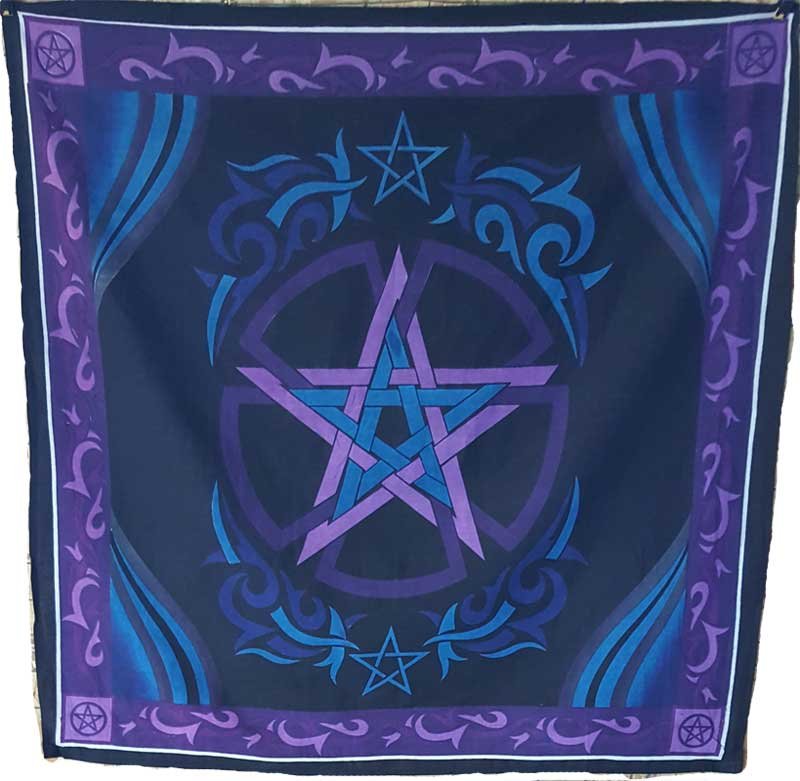 36" x 36" Pentagram altar cloth (image for) 36" x 36" Pentagram altar cloth