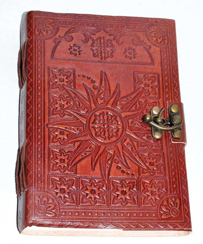 5" x 7" Sun leather w/ Latch (image for) 5" x 7" Sun leather w/ Latch