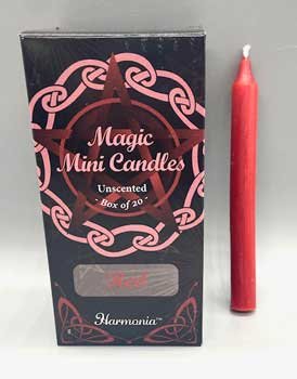 1/2" dia 5" long Red chime candle 20 pack (image for) 1/2" dia 5" long Red chime candle 20 pack