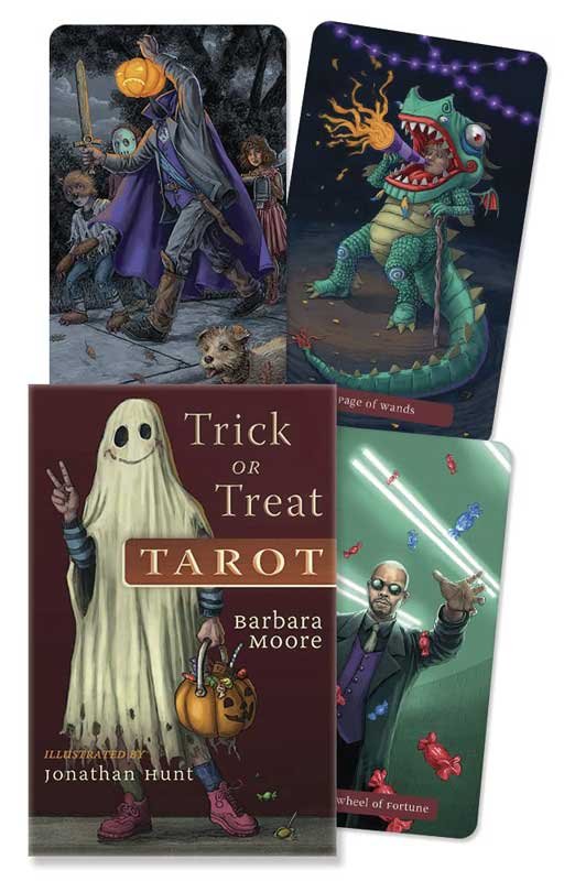 Trick or Treat tarot (dk & bk) by Jonathan Hunt (image for) Trick or Treat tarot (dk & bk) by Jonathan Hunt