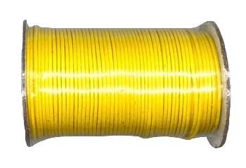 Yellow Waxed Cotton cord 1mm 100 yds (image for) Yellow Waxed Cotton cord 1mm 100 yds