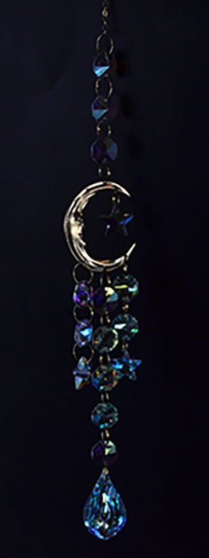 18" Crescent Moon sun catcher (image for) 18" Crescent Moon sun catcher