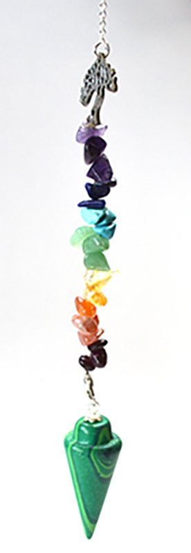 (image for) Malachite & Tree Chakra pendulum
