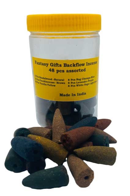 48 backflow cones (6 scents, 8 each) (image for) 48 backflow cones (6 scents, 8 each)