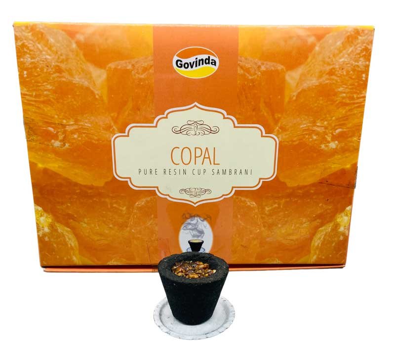 (set of 12) Copal charcoal dhoop cup (image for) (set of 12) Copal charcoal dhoop cup